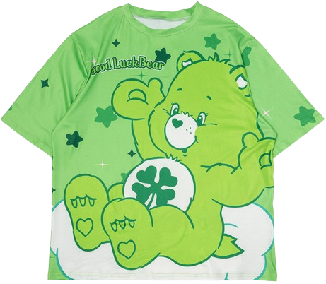 ACDC RAG CARE BEARS 2nd Collection Green T-shirt